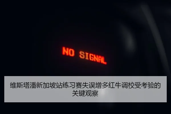 维斯塔潘新加坡站练习赛失误增多红牛调校受考验的关键观察
